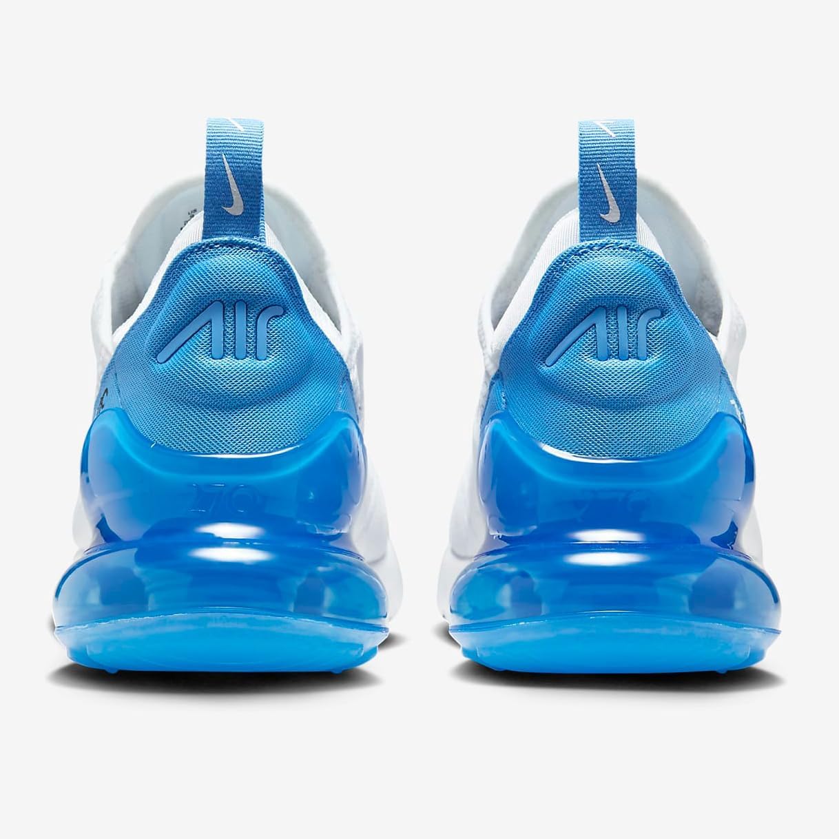 Nike Air Max 270 Women’s Shoes (AH6789-118, White/Black/University Blue) Size 10.5 - Image 3
