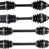 NICHE High Strength Front and Rear Axle Kit for Honda Rincon TRX650 2003-2004 44250-HN8-003 44350