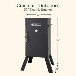 Alternative view of Cuisinart COS 330 Electric Smoker Black