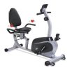 Maxkare Recumbent Exercise Bike Indoor Cycling Stationary Bike with Adjustable Seat and Resistance, Pulse Monitor and Phone Hold