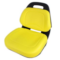 E-AUC11188 Deluxe Yellow Seat for John Deere Lawn Tractors X360, X340, X324, X320, X300R, X304, X300, X305R, X310, X330, X350, X350R, X354, X384, X380, X370, X394, X390, X580, X570+