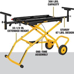 Alternative view of Miter Saw Stand with Wheels ?C DWX726