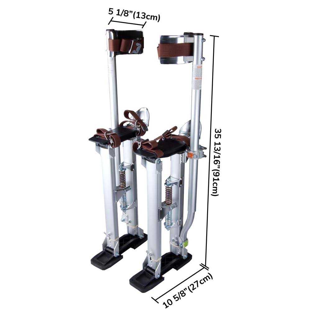 Drywall Stilts 24×22-40×22 Aluminum Tool Stilt for Painting Painter Taping Blue - Image 5