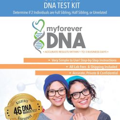 My Forever DNA – Sibling DNA Test KIT Includes All Lab Fees & Shipping to Lab 46 (Genetic) DNA Marker Test Accurate & Confidential