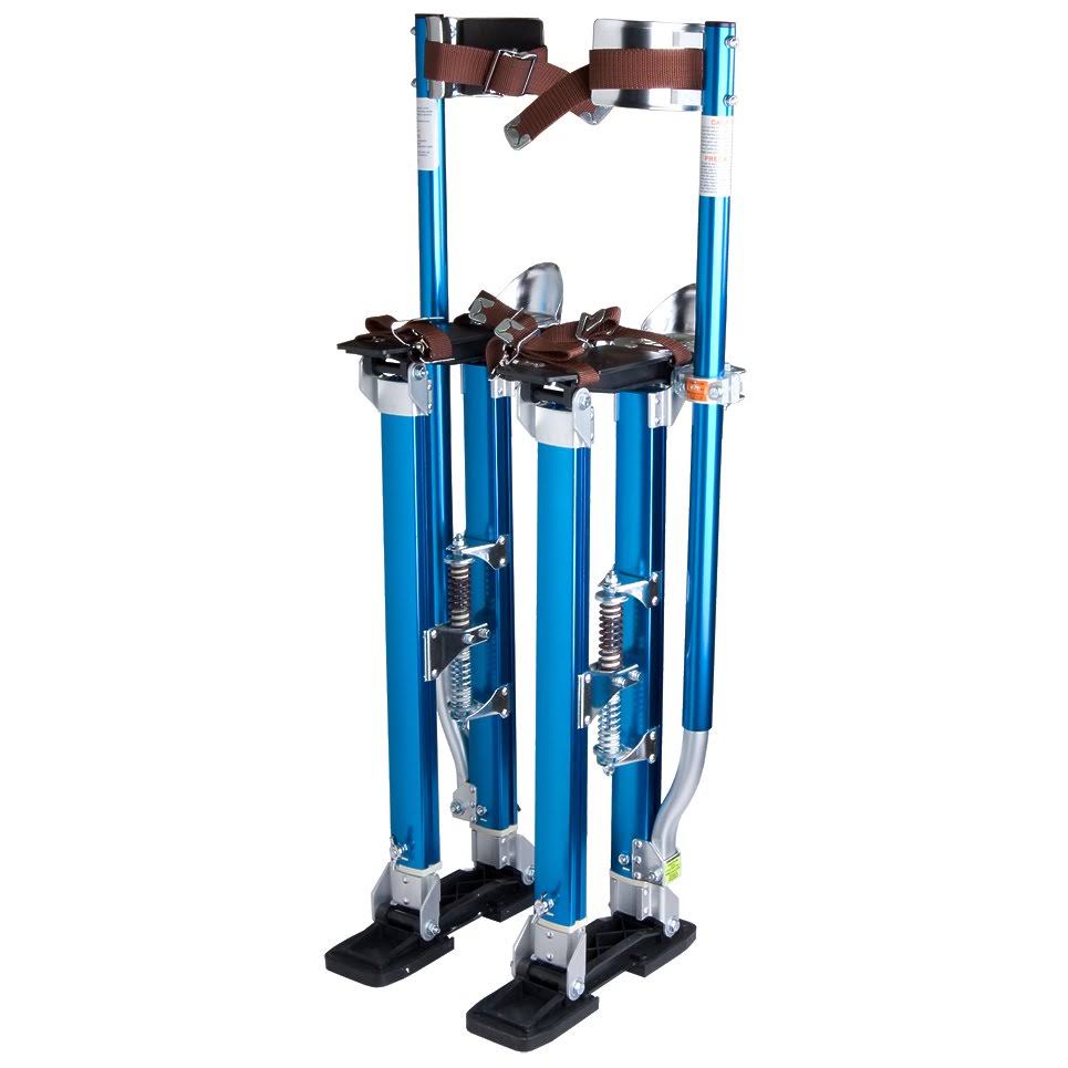 Drywall Stilts 24×22-40×22 Aluminum Tool Stilt for Painting Painter Taping Blue