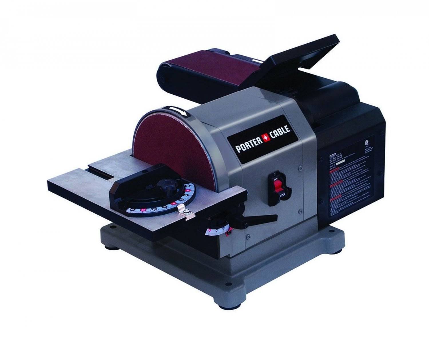Porter-Cable PCB420SA 5 Amp 4 in. x 8 in. Bench Belt/Disc Sander - Image 3