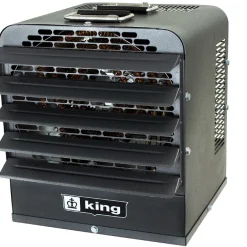 Alternative view of King Electric PKB-FM 5KW /208V / 3-Ph Portable Unit Heater, PKB2005-3-T-FM