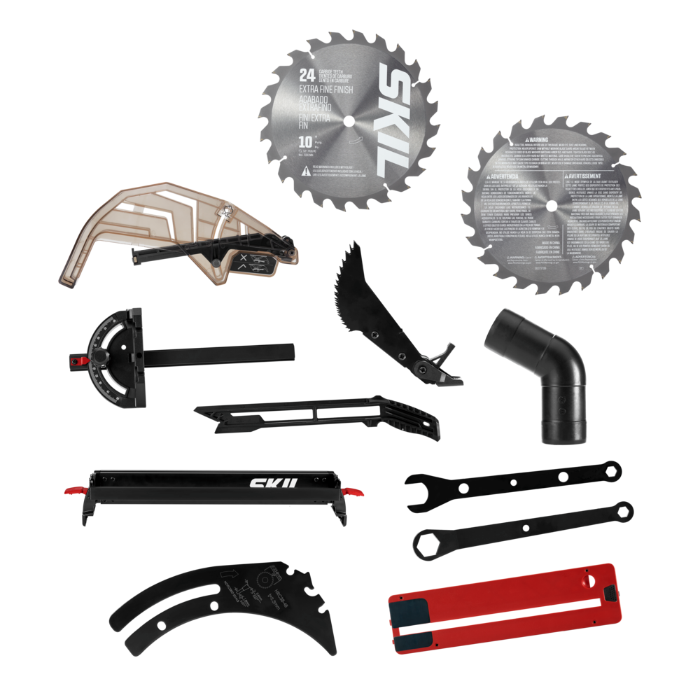 SKIL Jobsite Table Saw with Integrated Foldable Stand?? 10?? 15 Amp?? 25-1/2?? Rip Capacity - Image 4