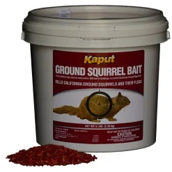 Kaput Ground Squirrel Poison Bait 50#- Diphacinone, Red