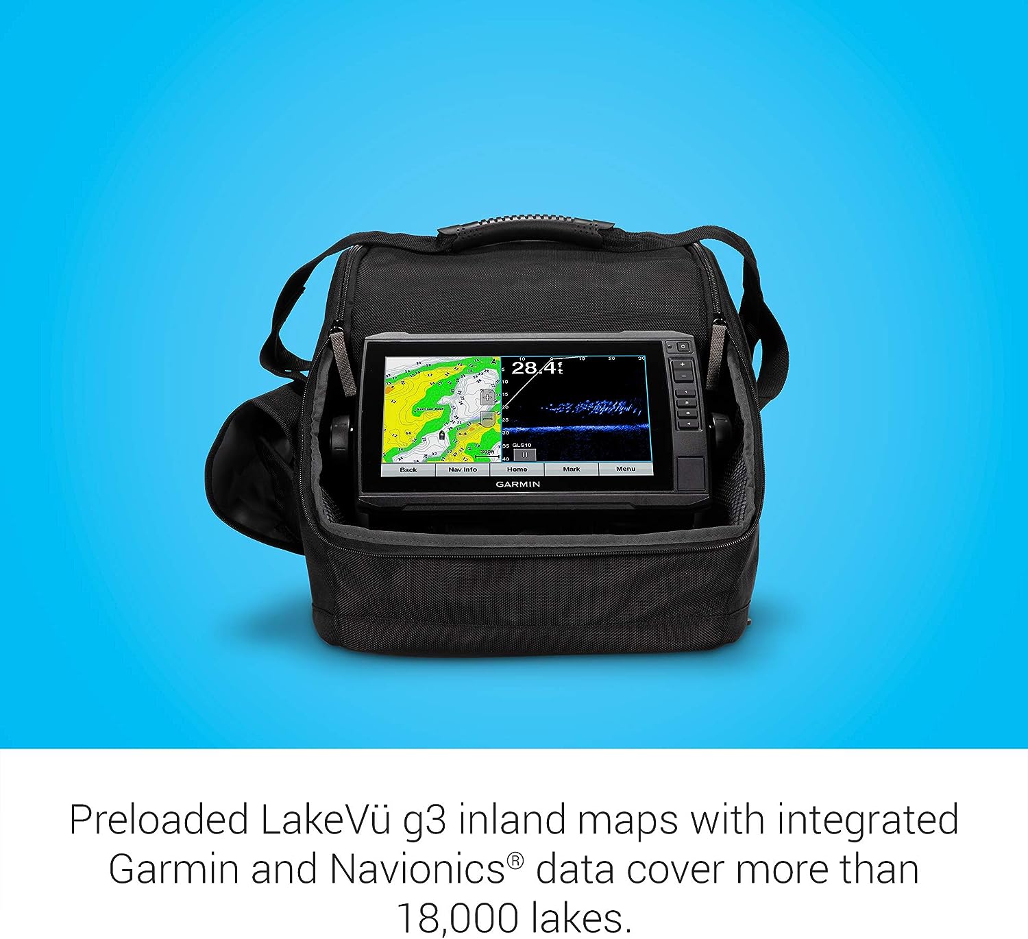 Garmin Panoptix LiveScope Ice Fishing Bundle, Includes ECHOMAP UHD 93sv Combo and Panoptix LiveScope Sonar Transducer - Image 5