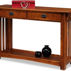 Leick Furniture Mission Sofa Table, Medium Oak