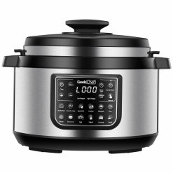 Geek Chef 12 in 1 Electric 8 Quart Oval Pressure Cooker Pot with LCD