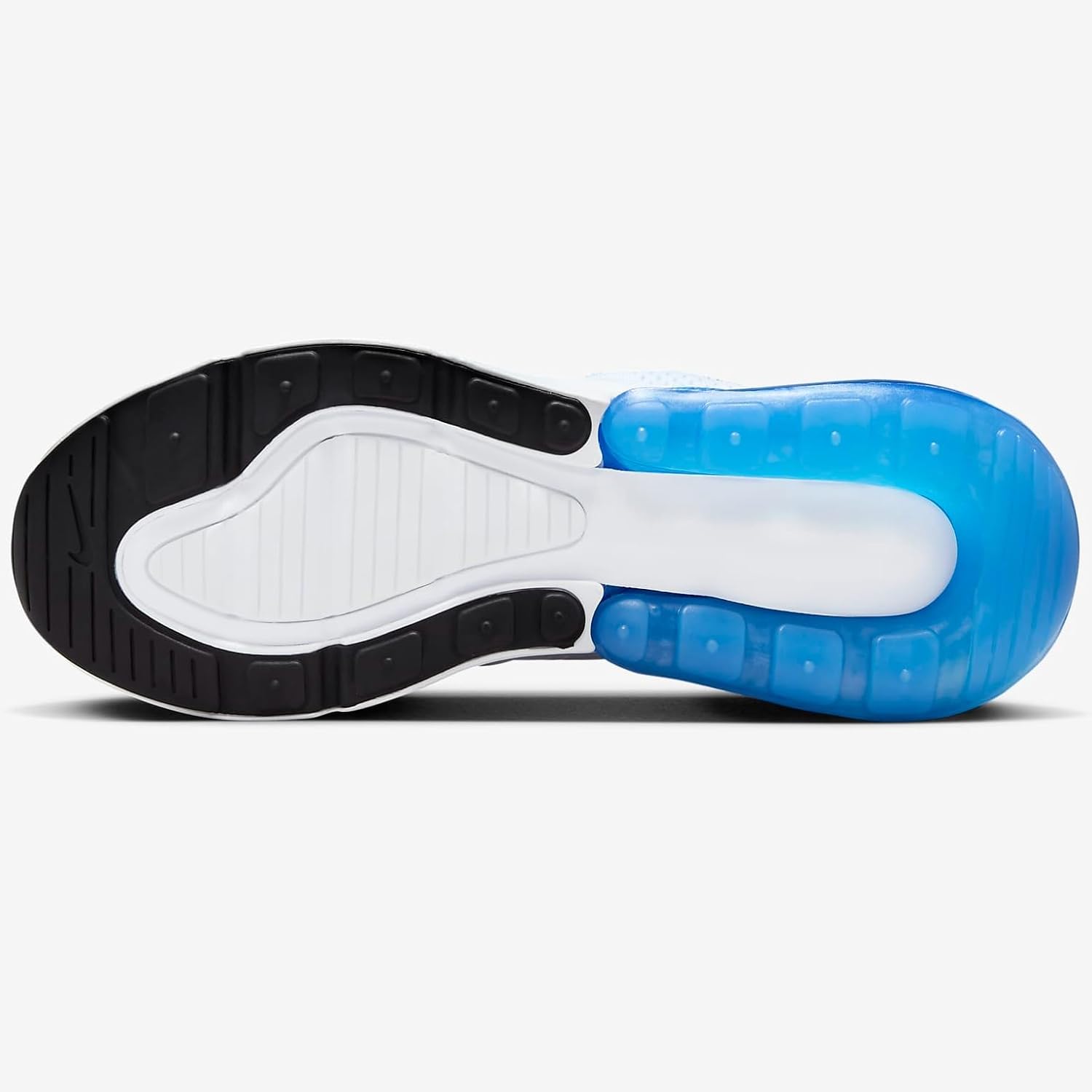 Nike Air Max 270 Women’s Shoes (AH6789-118, White/Black/University Blue) Size 10.5 - Image 4