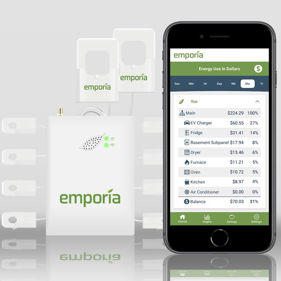 Emporia Gen 2 Vue Home Energy Monitor with 8 Sensors - Image 4