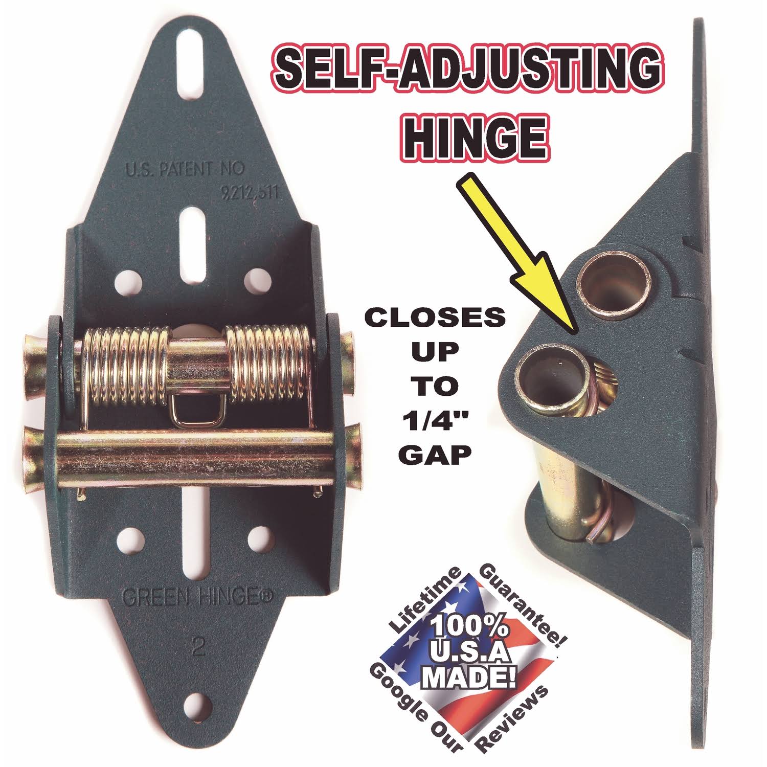Green Hinge System 5766951 Steel Commercial Garage Door Hinge for 6 - Image 2