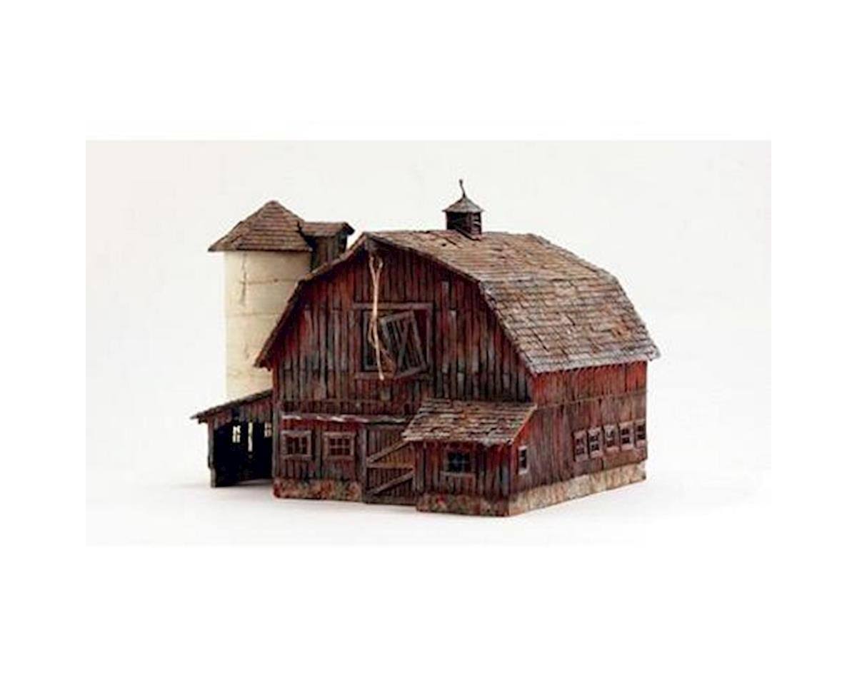 Woodland Scenics HO Old Weathered Barn Built u0026 Ready BR5038 - Image 7