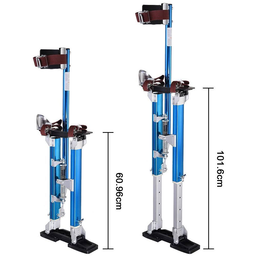 Drywall Stilts 24×22-40×22 Aluminum Tool Stilt for Painting Painter Taping Blue - Image 4
