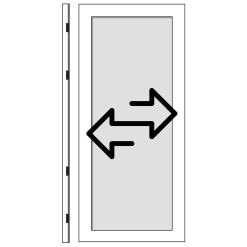 Alternative view of Larson Signature Classic 32-in x 81-in Black Full-view Aluminum Storm Door | 1490405107