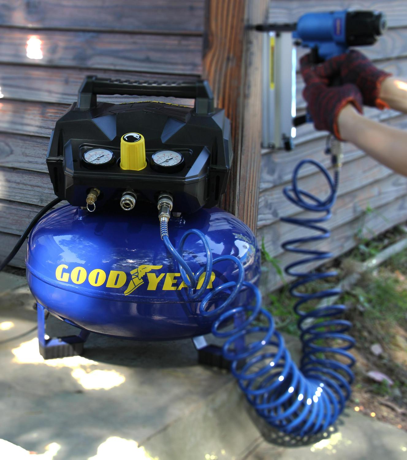 GOODYEAR 6 Gallon 175 Max Psi Portable Pancake Air Compressor?? 3.0 SCFM at 90 Psi - Image 7