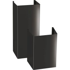 Alternative view of GE – 36 Convertible Range Hood – Black stainless steel